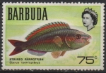 Stamps : America : Antigua_and_Barbuda :  Peces: Striped Parrotfish