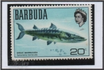 Stamps Antigua and Barbuda -  Peces: Great Barracuda