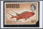 Stamps : America : Antigua_and_Barbuda :  Peces:Longspine