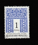 Stamps Hungary -  Filigrana y cifra