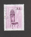 Stamps Hungary -  Silla ornamental