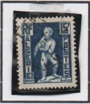 Stamps Algeria -  Niño co Aguila