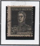 Sellos de America - Argentina -  General San Martin