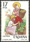 Stamps Spain -  2747 - La Vendimia en Jerez de la Frontera