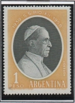 Stamps Argentina -  Papa Pio XII