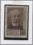 Stamps Argentina -  Florentino Ameghino