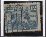 Stamps Argentina -  Monumento a Colon