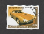 Stamps Cambodia -  Ferrari 410 fe 1956