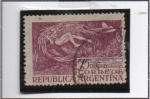 Stamps Argentina -  Ícaro que cae