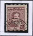 Sellos de America - Argentina -  Rivadavia