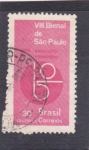 Sellos de America - Brasil -  Logo VIII Bienal SP