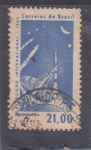 Stamps Brazil -  Cohetes y antena parabólica