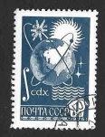 Stamps Russia -  4528 - Órbitas del Sputnik
