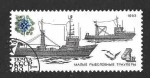 Stamps Russia -  5157 - Barcos de la Flota Pesquera Soviética