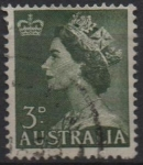 Stamps Australia -  Reina Elizabeth II