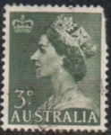 Stamps Australia -  Reina Elizabeth II