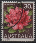 Stamps Australia -  Flores Salvajes. Waratah