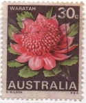 Sellos de Oceania - Australia -  Flores Salvajes. Waratah