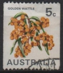 Stamps Australia -  Golden Wattle 