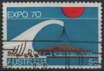 Stamps Australia -  EXPO'70 Pabellón d' Australia