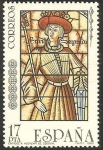 Stamps Spain -  2817 - Vidriera del Alcázar de Segovia, Enrique II