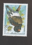 Stamps Cambodia -  Ave Terathopius eucaudatus