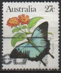 Sellos de Oceania - Australia -  Mariposas. Ulises