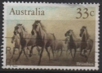 Stamps Australia -  Caballos: Brumbies
