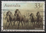 Stamps Australia -  Caballos: Brumbies