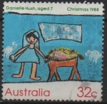 Stamps Australia -  Escena d' Navidad