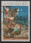 Stamps Australia -  Navidad 90