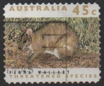 Stamps Australia -  Especies Amenazadas: Parma Wallab