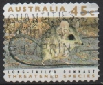 Stamps Australia -  Especies Amenazadas: Dunnart cola larga