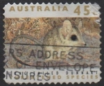 Stamps Australia -  Especies Amenazadas: Dunnart cola larga