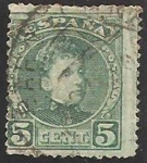 Stamps Europe - Spain -  242 - alfonso XIII, tipo cadete