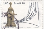 Sellos de America - Brasil -  150 Años del Tribunal Supremo