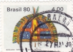 Stamps Brazil -  Máscara Mato Grosso
