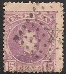Stamps Spain -  246 - Alfonso XII