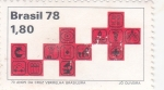Sellos de America - Brasil -  70 Aniversario Cruz Roja brasileña