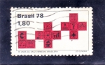 Sellos de America - Brasil -  70 Aniversario Cruz Roja brasileña