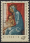 Stamps Australia -  Navidad Virjen y niño