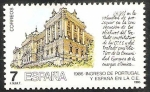 Stamps Spain -  2825 - Ingreso de Portugal y España en la C.E., Palacio Real de Madrid