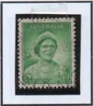 Sellos de Oceania - Australia -  Reina Elizabeth 