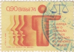 Stamps Brazil -  50 aniversario Justicia juvenil en Brasil
