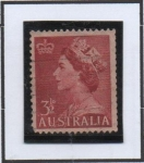 Sellos del Mundo : Oceania : Australia : Reina Elizabeth 