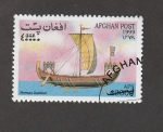 Stamps Afghanistan -  Nave normanda Snekkar