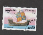 Stamps Afghanistan -  Nave Ricardo III