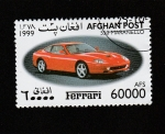 Stamps Afghanistan -  Ferrari Maranello 550