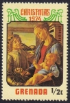 Stamps : America : Grenada :  Navidad 1974