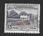Sellos de Asia - Pakist�n -  O82 - Jardines de Shalimar